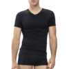 Mey SoftwareRegular Fit T-Shirt V-Ausschnitt Schwarz,Einfarbig