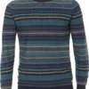 Casa Moda Casual Herren Pullover Rundhals Dunkelblau