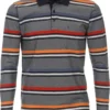 Casa Moda Casual Fit Poloshirt Rot/blau, Gestreift