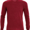 MAERZ Superwash Classic Fit Herren Pullover Rundhals Bordeaux