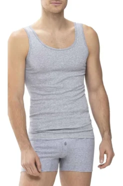 Mey Casual Cotton Herren Unterhemd Hellgrau