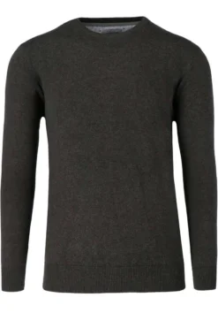 Redmond Regular Fit Herren Pullover Rundhals Anthrazit