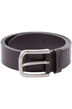 Brax Herren Gürtel Aus 100% Leder4,0 Cm Schwarz, Einfarbig