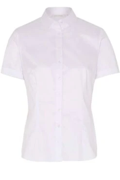 ETERNA Cover Shirt Modern Classic Bluseweiss, Einfarbig