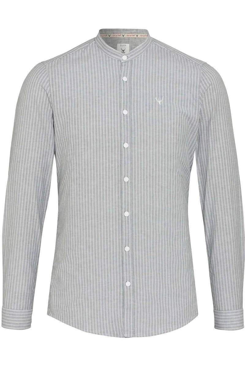 Pure Slim Fit Trachtenhemd Grün, Gestreift 1 Pure Slim Fit Trachtenhemd Grün, Gestreift