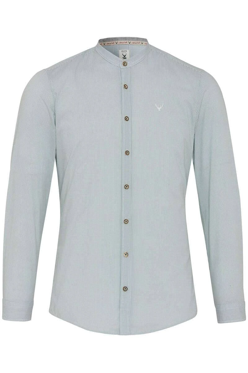 Pure Slim Fit Trachtenhemd Tanne, Gemustert 1 Pure Slim Fit Trachtenhemd Tanne, Gemustert