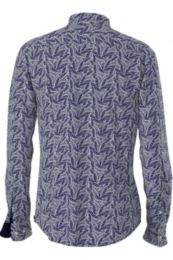 Hugo Boss BOSS Ronni Slim Fit Leinenhemd Blau/silber, -Ausgewählte Bekleidungsgeschäfte 50450806 403 9 800 1200x1200