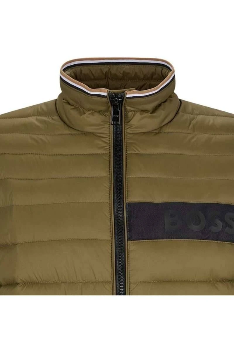 Hugo Boss BOSS Regular Fit Herren Steppjacke Grün 2 Hugo Boss BOSS Regular Fit Herren Steppjacke Grün – Bild 2