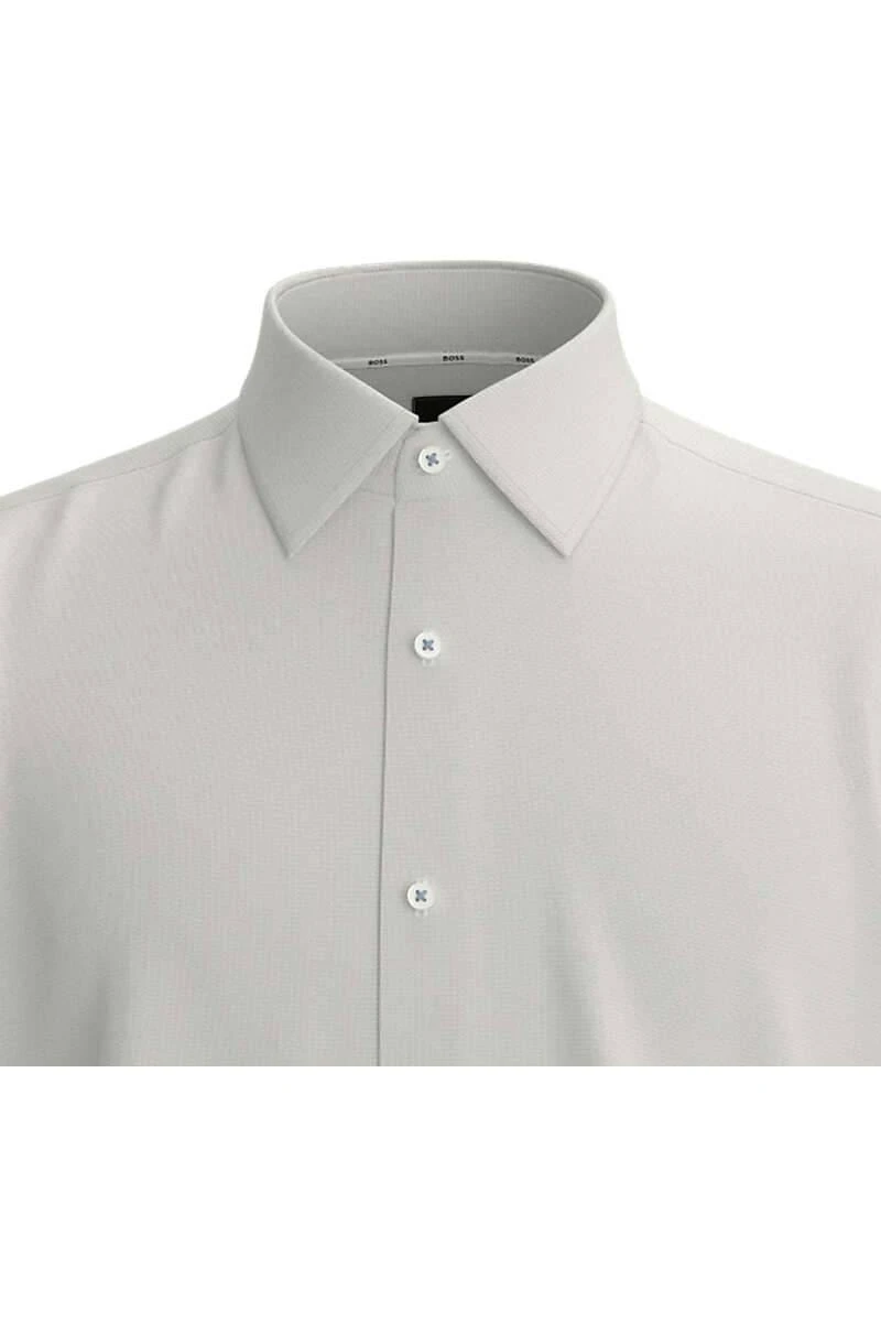 Hugo Boss BOSS Regular Fit Hemd Weiss, Einfarbig 2 Hugo Boss BOSS Regular Fit Hemd Weiss, Einfarbig – Bild 2