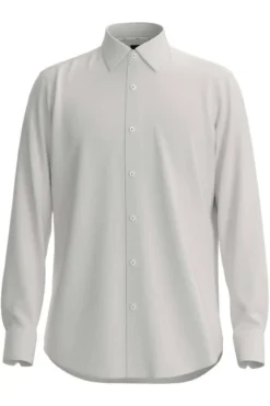 Hugo Boss BOSS Regular Fit Hemd Weiss, Einfarbig