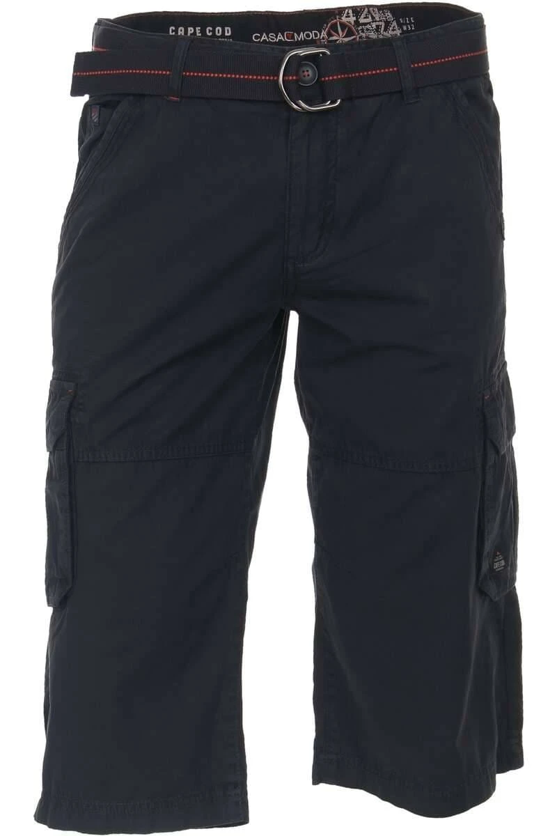 Casa Moda Casual Fit Cargo Shorts Navy, Einfarbig 1 Casa Moda Casual Fit Cargo Shorts Navy, Einfarbig
