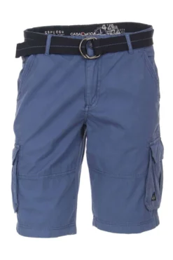Casa Moda Casual Fit Cargo Shorts Royal, Einfarbig