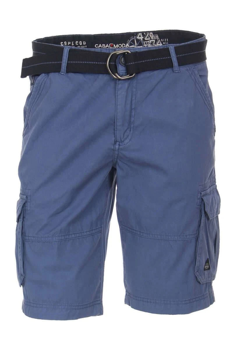 Casa Moda Casual Fit Cargo Shorts Royal, Einfarbig 1 Casa Moda Casual Fit Cargo Shorts Royal, Einfarbig