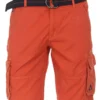 Casa Moda Casual Fit Cargo Shorts Orange, Einfarbig