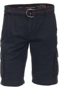 Casa Moda Cargo Shorts Schwarz, Einfarbig