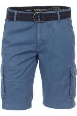 Casa Moda Cargo Shorts Blau, Einfarbig