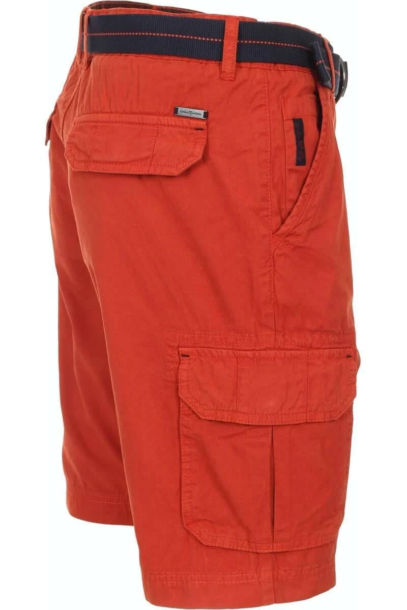 Casa Moda Cargo Shorts Hellrot, Einfarbig 2 Casa Moda Cargo Shorts Hellrot, Einfarbig – Bild 2
