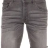 Casa Moda Joggjeans Kurze Hose Dunkelgrau, Einfarbig