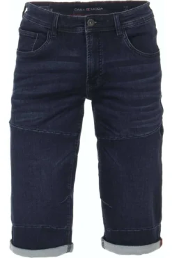 Casa Moda Joggjeans Dreiviertel Hose Navy, Einfarbig