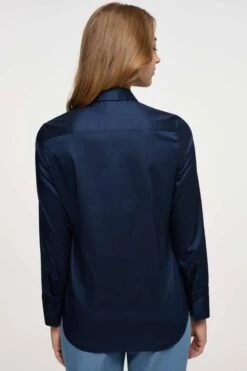 ETERNA Fitted Blusedunkelblau, Einfarbig -Ausgewählte Bekleidungsgeschäfte 5377 DF04 19 9 800 1200x1200