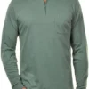 RAGMAN Modern Fit Longsleeve Poloshirt Schilf, Einfarbig