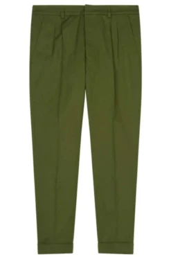 Seidensticker Regular Fit Herren Stoffhose Grün,Einfarbig