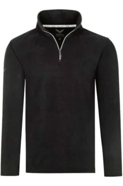 TRIGEMA Comfort FitTroyerZip Schwarz