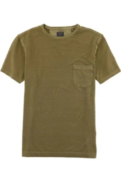 OLYMP CasualModern Fit T-Shirt Khaki,Einfarbig
