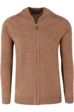 MAERZ Classic FitCardiganZip Braun