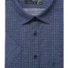 Marvelis Casual Modern Fit Hemd Marine/blau/weiss, Gemustert