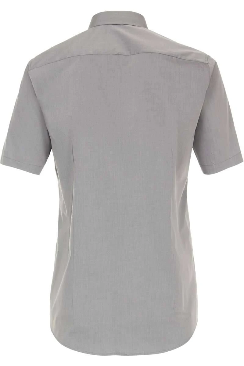 Venti Modern Fit Hemd Grau, Einfarbig 4 Venti Modern Fit Hemd Grau, Einfarbig – Bild 4