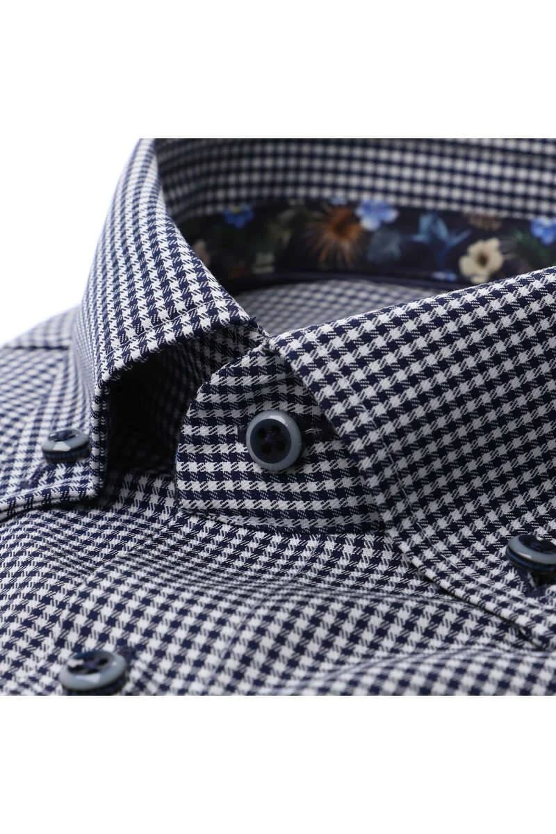 Venti Modern Fit Hemd Blau, Kariert 2 Venti Modern Fit Hemd Blau, Kariert – Bild 2