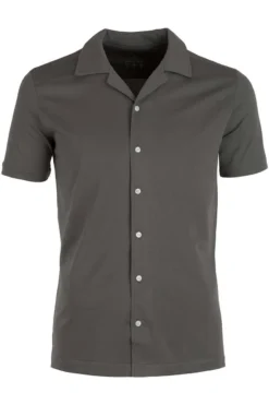 Marvelis Modern Fit Poloshirt Graugrün, Einfarbig