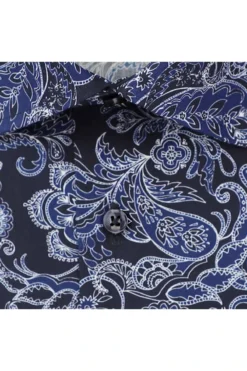 Seidensticker Slim Fit Hemd Dunkelblau, Gemustert -Ausgewählte Bekleidungsgeschäfte 642380 19 2 800 1200x1200