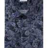 Seidensticker Slim Fit Hemd Dunkelblau, Gemustert