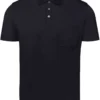 MAERZ Classic Fit Poloshirt Schwarz, Einfarbig