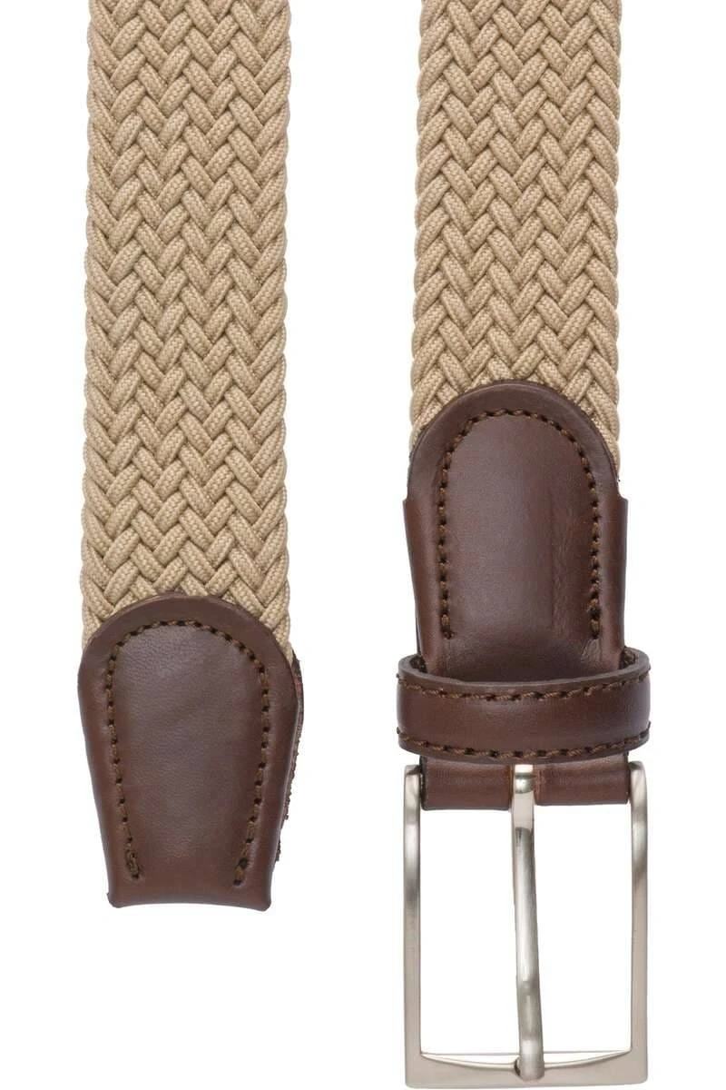 ETERNA Herren Gürtel Aus 69% Polypropelen / 31% Latex3,2 Cm Hellbraun, Einfarbig 2 ETERNA Herren Gürtel Aus 69% Polypropelen / 31% Latex3,2 Cm Hellbraun, Einfarbig – Bild 2