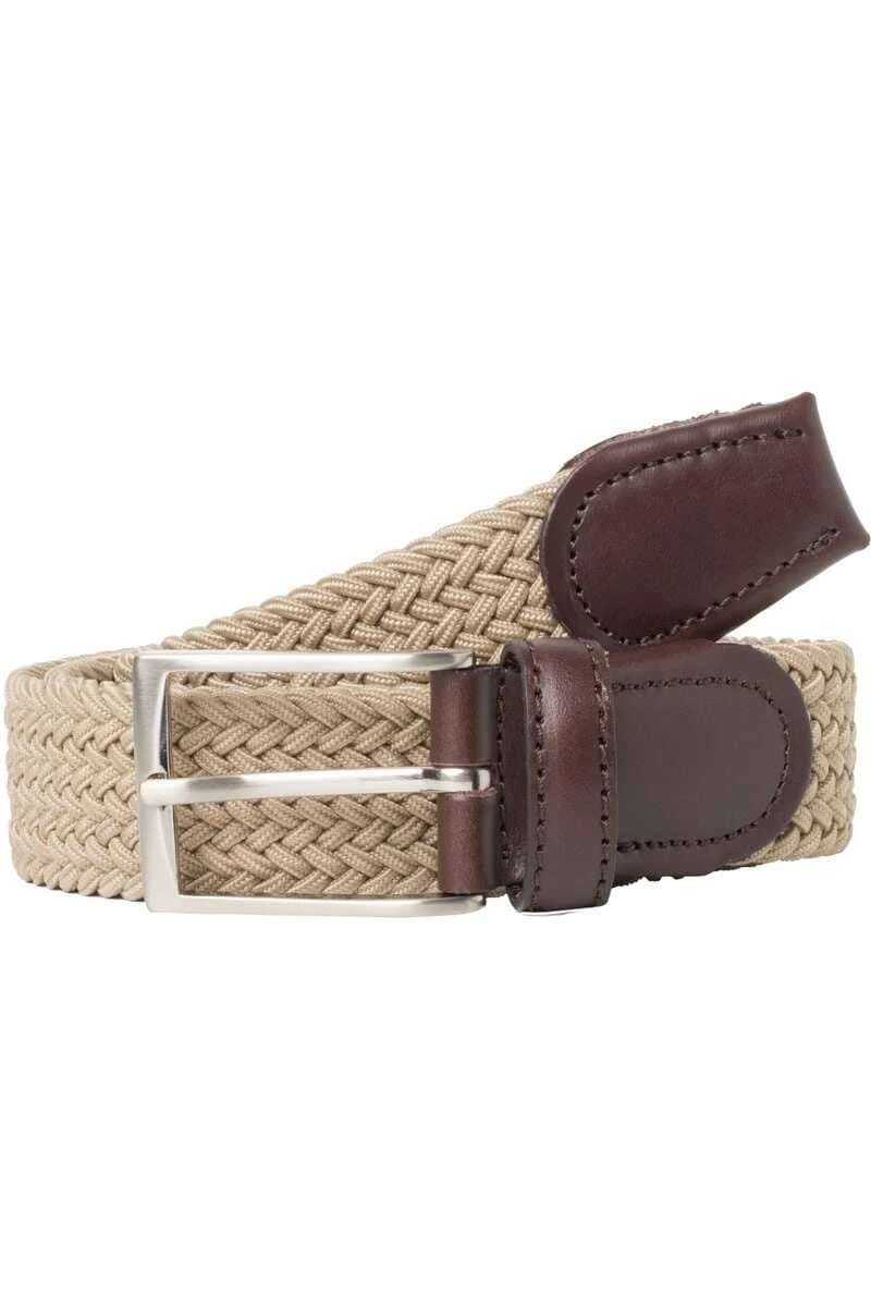 ETERNA Herren Gürtel Aus 69% Polypropelen / 31% Latex3,2 Cm Hellbraun, Einfarbig 1 ETERNA Herren Gürtel Aus 69% Polypropelen / 31% Latex3,2 Cm Hellbraun, Einfarbig