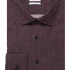 Seidensticker Slim Fit Hemd Dunkelrot, Gemustert
