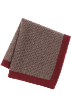 Jacques Britt Einstecktuchtaupe, Strukturiert