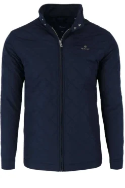 GANT Casual Fit Herren SteppjackeZip Navy