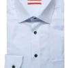 Marvelis Modern Fit Hemd Bleu, Faux-uni