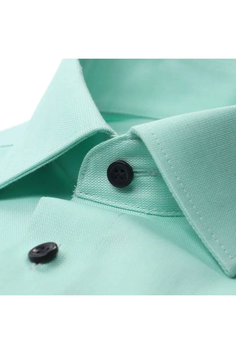 Marvelis Modern Fit Hemd Hellgrün, Faux-uni 2 Marvelis Modern Fit Hemd Hellgrün, Faux-uni – Bild 2