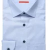 Marvelis Modern Fit Hemd Bleu, Faux-uni