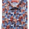 Marvelis Modern Fit Hemd Rot, Gemustert