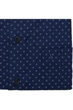 Marvelis Modern Fit Hemd Marine, Gemustert -Ausgewählte Bekleidungsgeschäfte 7253 32 18 4 800 1200x1200