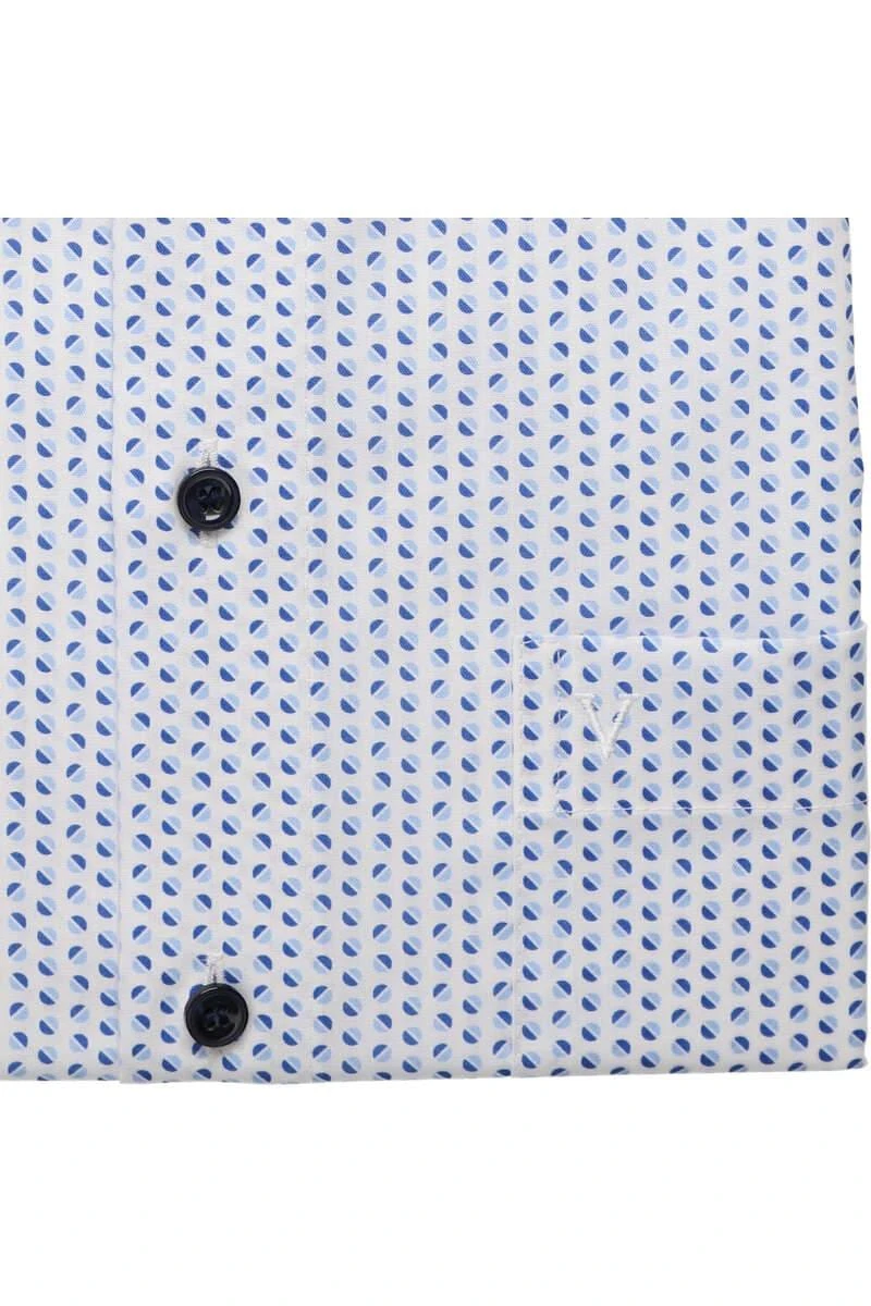 Marvelis Modern Fit Hemd Weiss, Gemustert 5 Marvelis Modern Fit Hemd Weiss, Gemustert – Bild 5