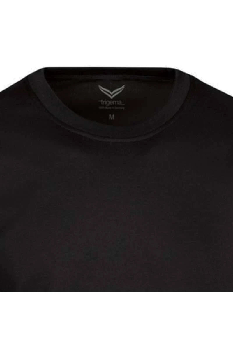 TRIGEMA Comfort FitSweatshirt Rundhals Schwarz 2 TRIGEMA Comfort FitSweatshirt Rundhals Schwarz – Bild 2