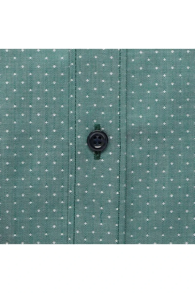 Marvelis Body Fit Hemd Grün, Gepunktet 4 Marvelis Body Fit Hemd Grün, Gepunktet – Bild 4