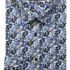Marvelis Body Fit Hemd Bleu, Gemustert
